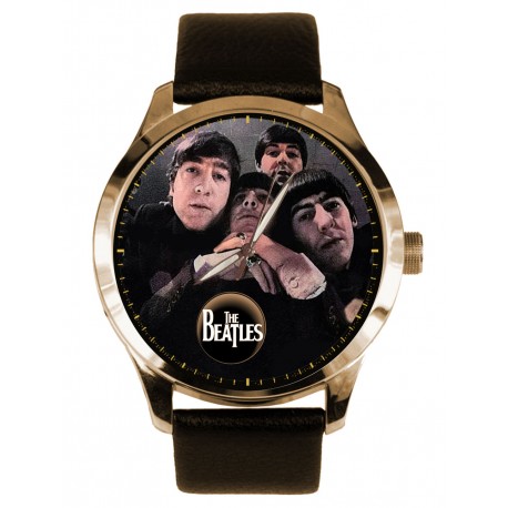 The Beatles Classic Red & Black High Contrast Solid Brass Collectible Wrist Watch