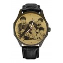 The Early Beatles Vintage Sepia Art Solid Brass Collectible Wrist Watch