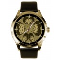 Psychedelic The Beatles 1967 Johnny Miller Art Solid Brass Metal Dial Wrist Watch