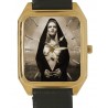 Gothic Tattooed Naughty Nun Sexy Erotic Art Solid Brass Wrist Watch