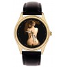 Le Violon D'ingres Classic Man Ray Nude Photo Art Collectible Solid Brass 40mm Wrist Watch
