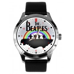 The "Nude" Beatles Important Richard Bernstein Psychedelic 1968 Art Collectible Wrist Watch in Solid Brass.