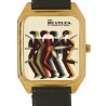 The Beatles, A Hard Day's Night, Collectible Rectangular Solid Brass Tank Wrist Watch
