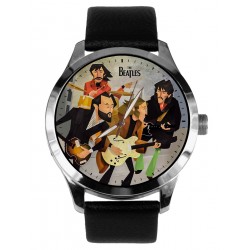 Classic Original Modernist Art "Helter Skelter" The Beatles Solid Brass Collectible Watch