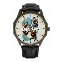 The Beatles Helter Skelter Beautiful Blue Portrait Art Solid Brass Collectible Watch
