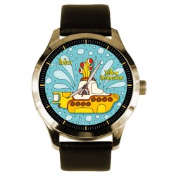 Beautiful Colours, The Beatles Classic Yellow Submarine Art Solid Brass Collectible Watch
