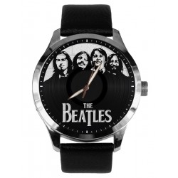 Important Life Magazine Beatles Portrait Art Solid Brass Collectible Watch