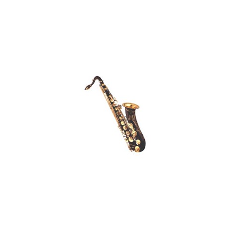 Saxofón tenor en impresionante color negro y dorado de la duquesa