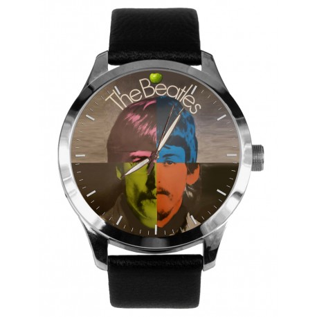The Beatles Classic LP Vinyl Art Solid Brass Wrist Watch