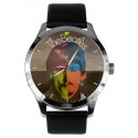 Very Rare Beatles Collage Artwork Solid Brass Collectible Wrist Watch