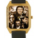 The Beatles "When I'm 64" Fab Four Collectible Rectangular Solid Brass Watch