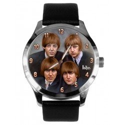 The Beatles Mop Tops! Original Beatles Art Collectible Solid Brass Wrist Watch