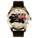 Vintage 1965 The Beatles Logo Art Collectible Solid Brass Union Jack Wrist Watch