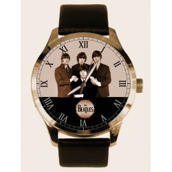 The Early Beatles, Vintage 1966 Original Beatles Portrait Art Solid Brass Watch
