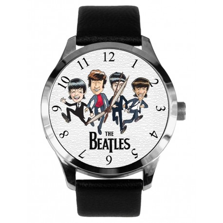 The Beatles, Beautiful, Colorful Abbey Road Artwork Solid Brass Collectible Watch
