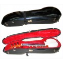 Fiberglass Flight Case for Indian Sarod. Special Locking System, Trolley Wheels, Top Quality Ultra Rugged.