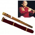 Especial 4/F Flauta Bansuri de Bajo Indio. 26 pulgadas. Grado Profesional