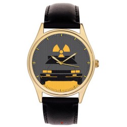 Back To The Future Hollywood Memoribilia Cult Doc Brown Delorean Car Stylized Art Wrist Watch