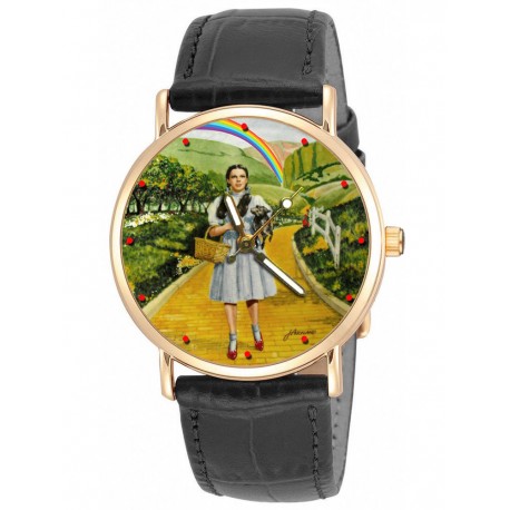 Collectible Watches - The Yellow Brick Road, Vintage Judy Garland Wizard of Oz Symbolic Movie Art