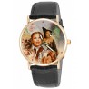The Wizard of Oz - Beautiful Colors Vintage Judy Garland Movie Poster Art, 30 mm Solid Brass Watch + Gift Bo