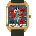 The Wizard of Oz - Vintage Judy Garland Art Solid Brass Tank Watch + Gift Bo