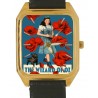 The Wizard of Oz - Vintage Judy Garland Art Solid Brass Tank Watch + Gift Bo