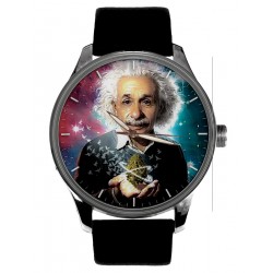 Albert Einstein "The Imagination Watch" Wonderful Postmodern Art 40 mm Solid Brass Collectible Watch