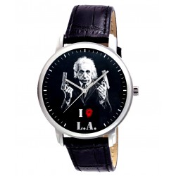 Albert Einstein "I Solve Problems" Crazy Symbolic Americana 40 mm Solid Brass Collectible Watch