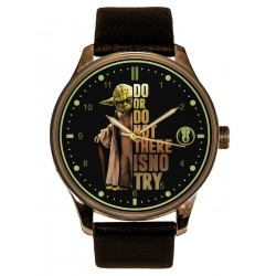 STAR WARS - Yoda, el Caballero Jedi, Reloj de pulsera coleccionable de arte original
