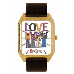 The Beatles All You Need is Love Comic Art Solid Brass Collectible Tank Watch
