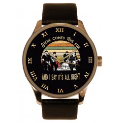 The Beatles, Here Comes the Sun! Bright & Colorful Collectible Solid Brass Watch