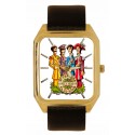The Beatles Vintage Sergeant Pepper Comic Art Collectible Solid Brass Tank Watch