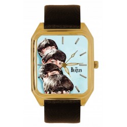 The Beatles Original Portrait Art Solid Brass Rectangular Wrist Watch