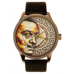 Salvador Dali As The Mona Lisa Surreal Self-Portrait Art Masterpiece Wrist Watch