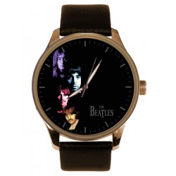The Beatles. Beautiful Colorful Fab Four Art Solid Brass Collectible Watch