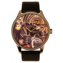 The Beatles Beautiful Warm Colours Vintage Portrait Art Solid Brass Collectible Watch
