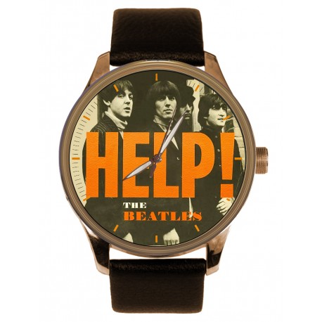 Eye-Catching The Beatles Abbey Road Colorful Art Solid Brass Collectible Watch