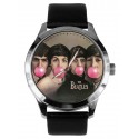 The Beatles Pink Bubble Gum Publicty Art Solid Brass Collectible Watch
