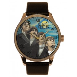 The Beatles Pink Bubble Gum Publicty Art Solid Brass Collectible Watch
