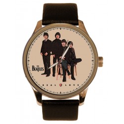 The Beatles Holding Hands Show of Unity Publicty Art Solid Brass Collectible Watch