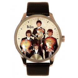 The Beatles Sepia Series Original Art Solid Brass Collectible Watch