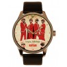 The Beatles Happy Holidays Original Orange Christmas Art Collectible Watch