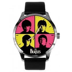 The Beatles Vintage Fab Four Portrait Art Copper-Finish Solid Brass Collectible Watch