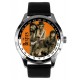 The Beatles, Classic Portrait Art Coleccionable Rectangular Solid Brass Tank Reloj de pulsera