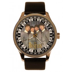 The Beatles Fab Four Original Portrait Art Solid Brass Collectible Watch