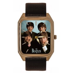 The Beatles Classic 24 Hour Dial Original Portrait Art Solid Brass Collectible Watch