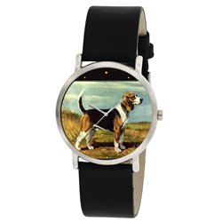 BEAUTIFUL BEAGLE PUP PORTRAIT CLASSIC PUPPY DOG ART WRIST WATCH FOR ALL AGES