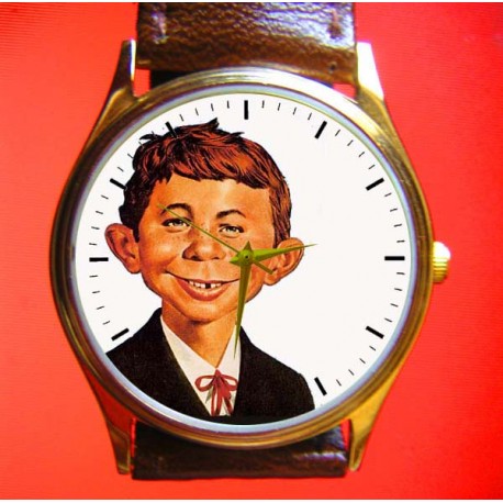 MAD MAGAZINE ALFRED E. NEUMANN Collectible Wrist Watch