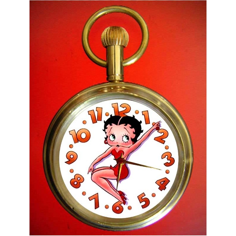 betty boop pocket watch