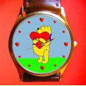 WINNE THE POOH - honey Valentines Reloj de pulsera coleccionable